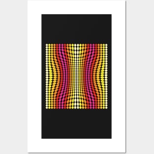 Dots color yellow, orange, red Posters and Art